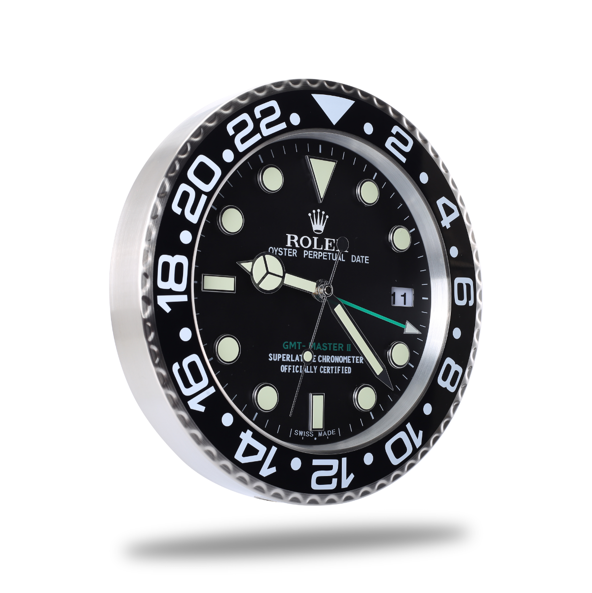 Rolex Horloge Murale GMT Master - Noir Argenté