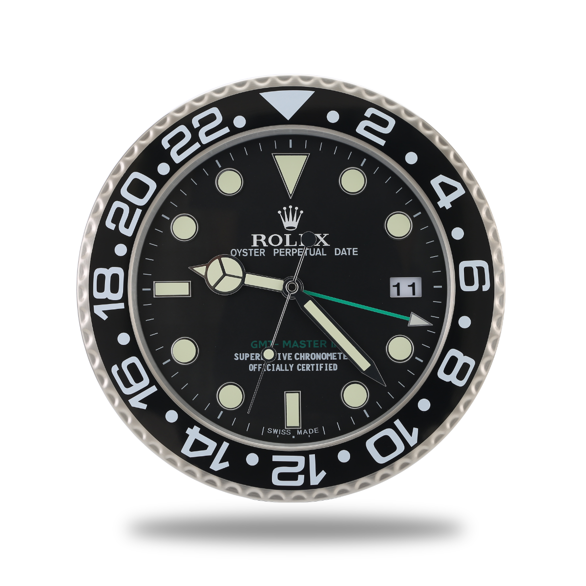 Rolex Horloge Murale GMT Master - Noir Argenté