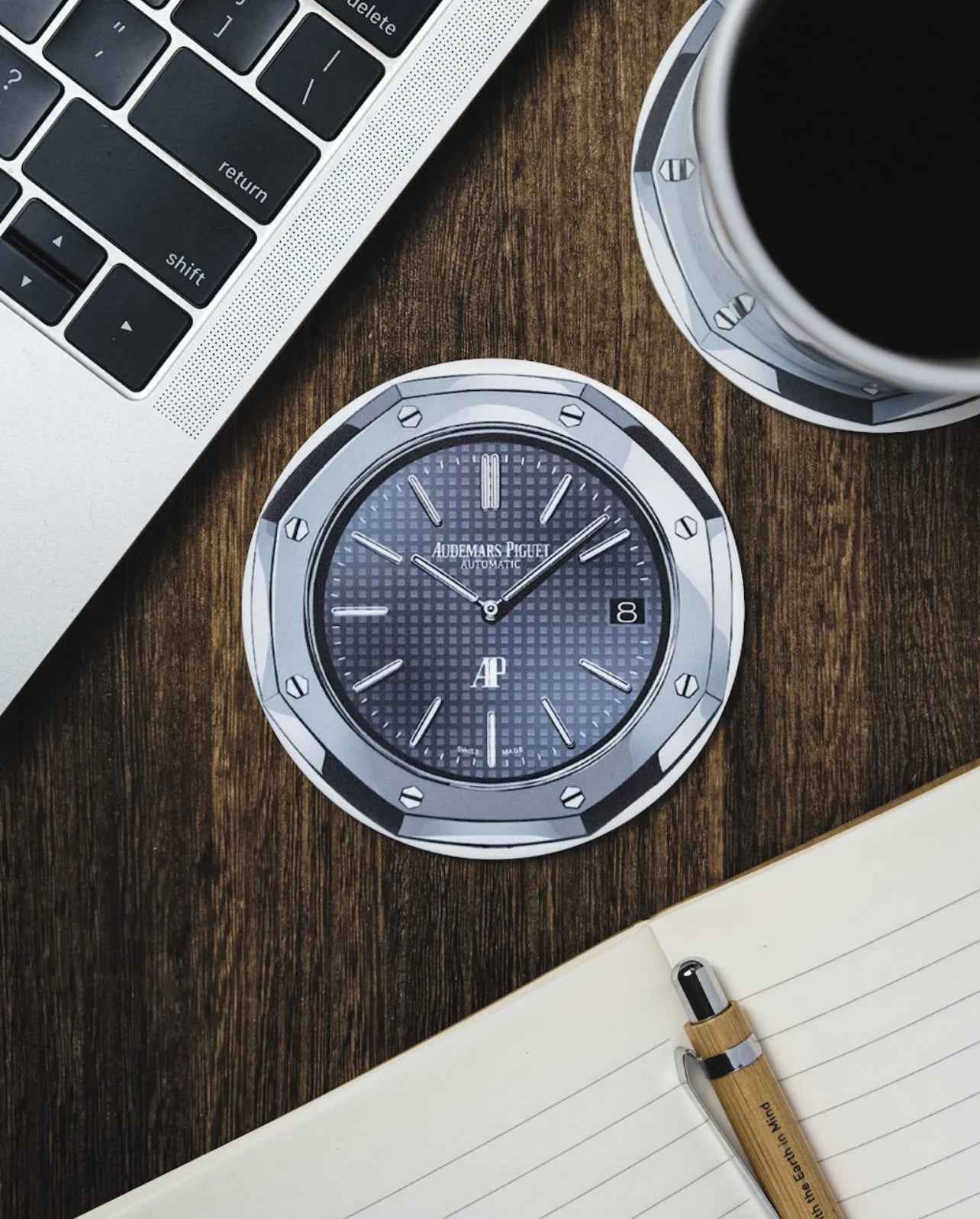 Sous-verres de Luxe AP Royal Oak Jumbo pour Passionnés de Montres