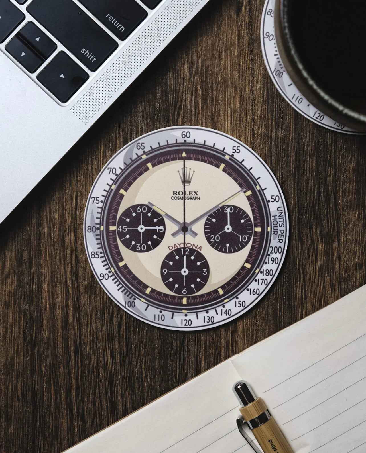 Sous-verres en Silicone pour Passionnés d'Horlogerie - Résistant à l'Eau et à la Chaleur