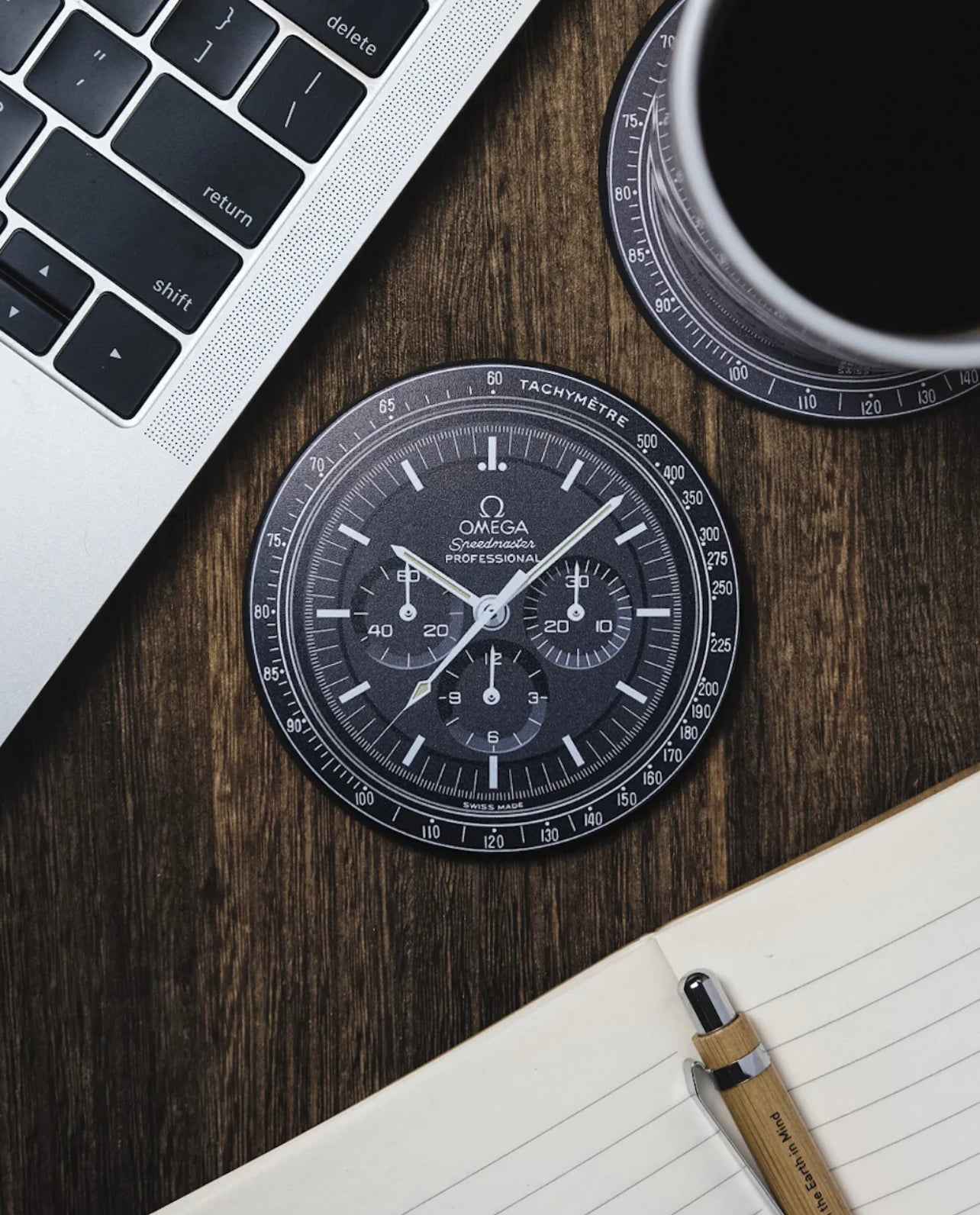 Dessous de Verre Résistants et Élégants pour Amateurs de Montres