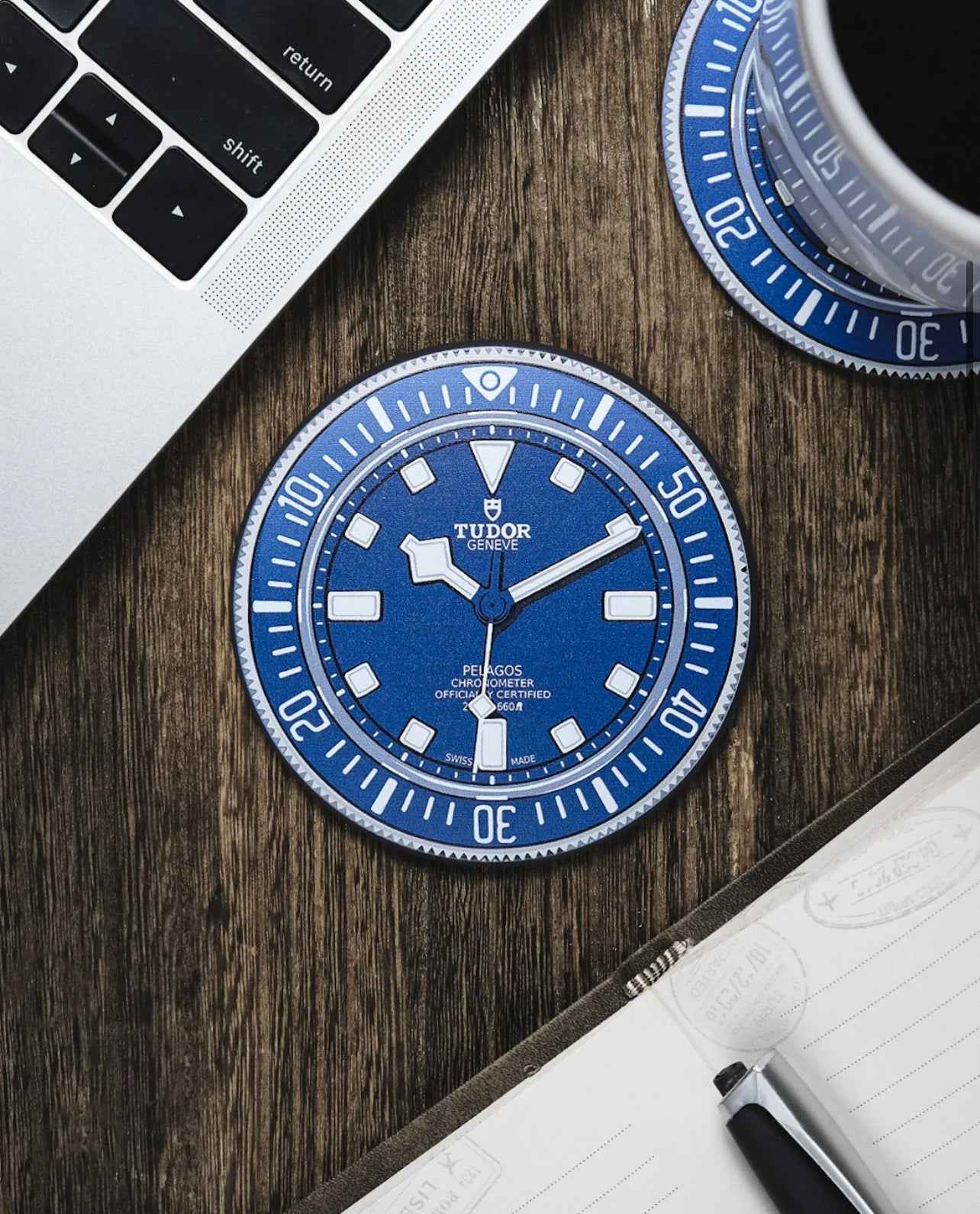Sous-verres en Silicone Antidérapant pour Enthousiastes de Montres Tudor Pelagos FXD