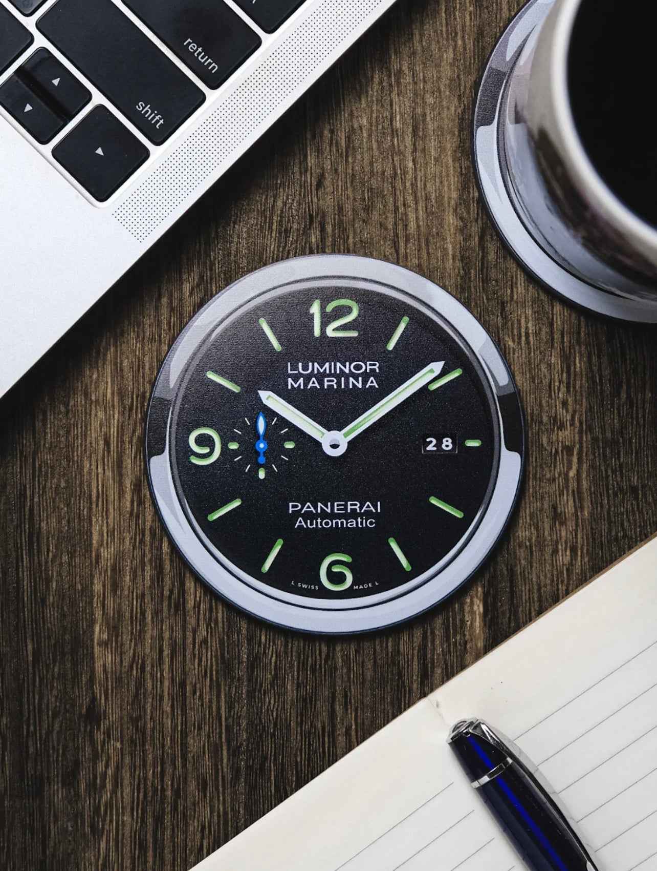 Sous-verres Panerai en Silicone Antidérapant pour Amateurs de Montres