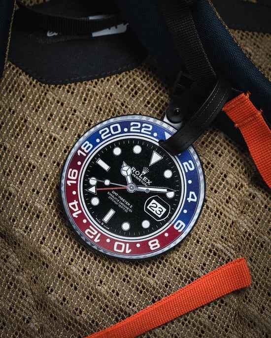 Étiquette de Bagage de Voyage Pepsi GMT pour Amateurs de Montres