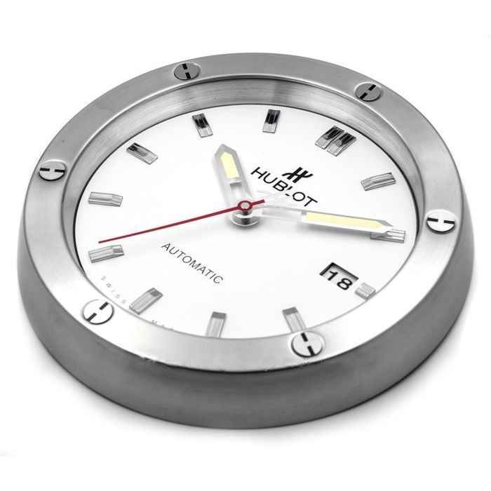 Horloge Murale Réplique Hublot Classic Fusion - Cadran Blanc Quartz 34cm