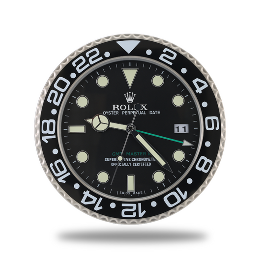 Rolex Horloge Murale GMT Master - Noir Argenté