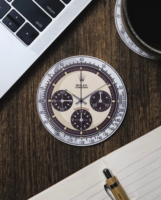 Sous-verres en Silicone pour Passionnés d'Horlogerie - Résistant à l'Eau et à la Chaleur