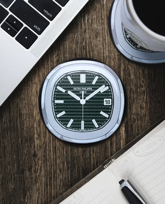 Sous-verres en silicone Nautilus 5711 Vert pour amateurs de montres