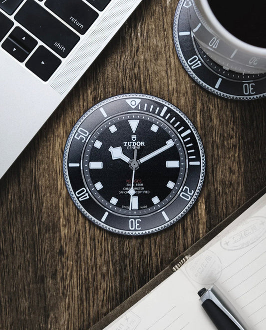 Sous-verres Tudor Pelagos 39 en Silicone Antidérapant - Accessoire Idéal pour Amateurs d'Horlogerie