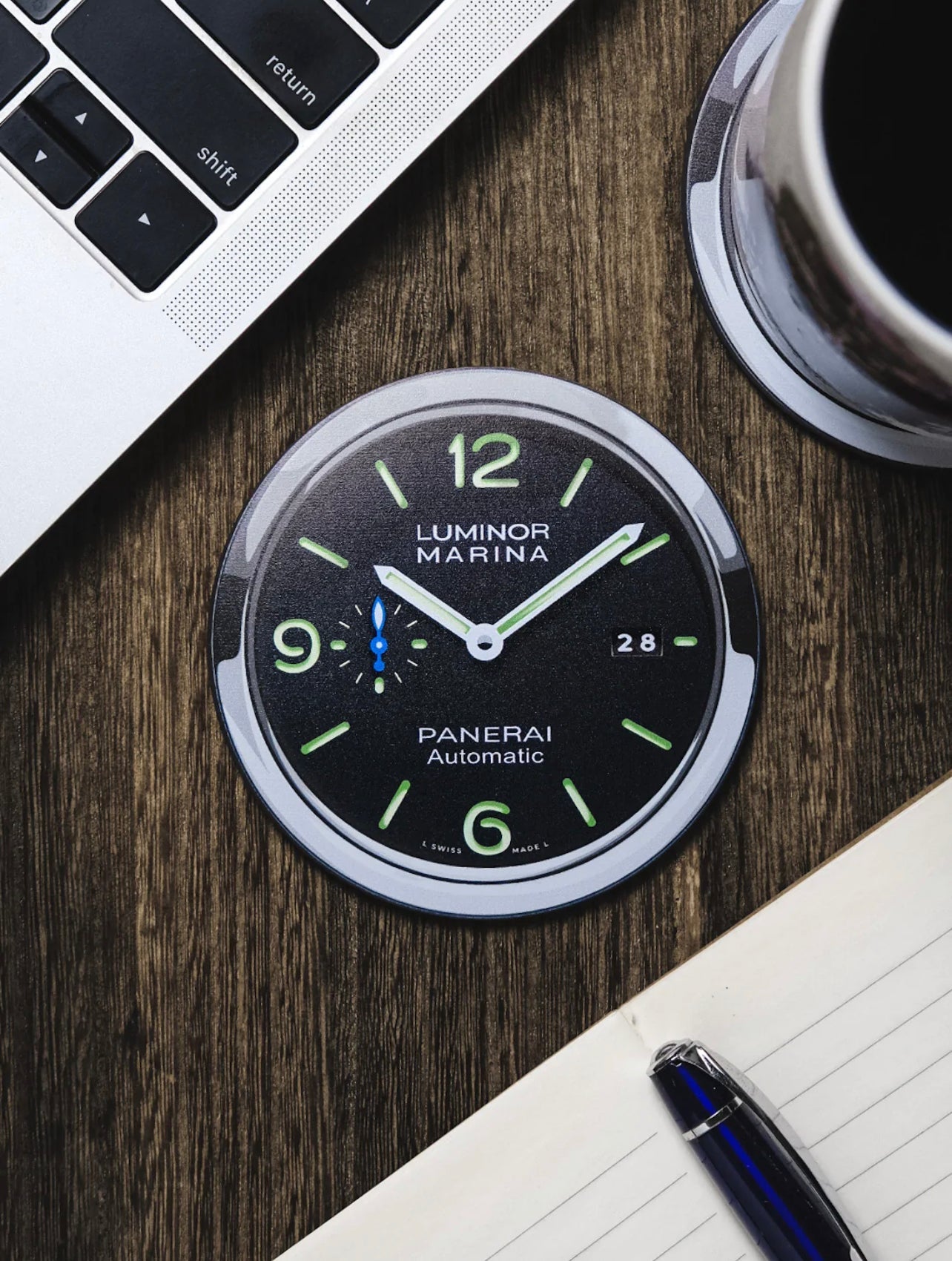 Sous-verres Panerai en Silicone Antidérapant pour Amateurs de Montres