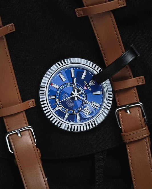 Étiquette de Voyage pour Sac Sky Dweller en Caoutchouc Écoresponsable